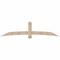 Ekena Millwork Bellingham Smooth Timber Gable Bracket, Douglas Fir, 96"W x 24"H x 3 1/2"D x 5 1/2"F, 6/12 Pitch GBW096X24X0406BEL00SDF - alternate 1
